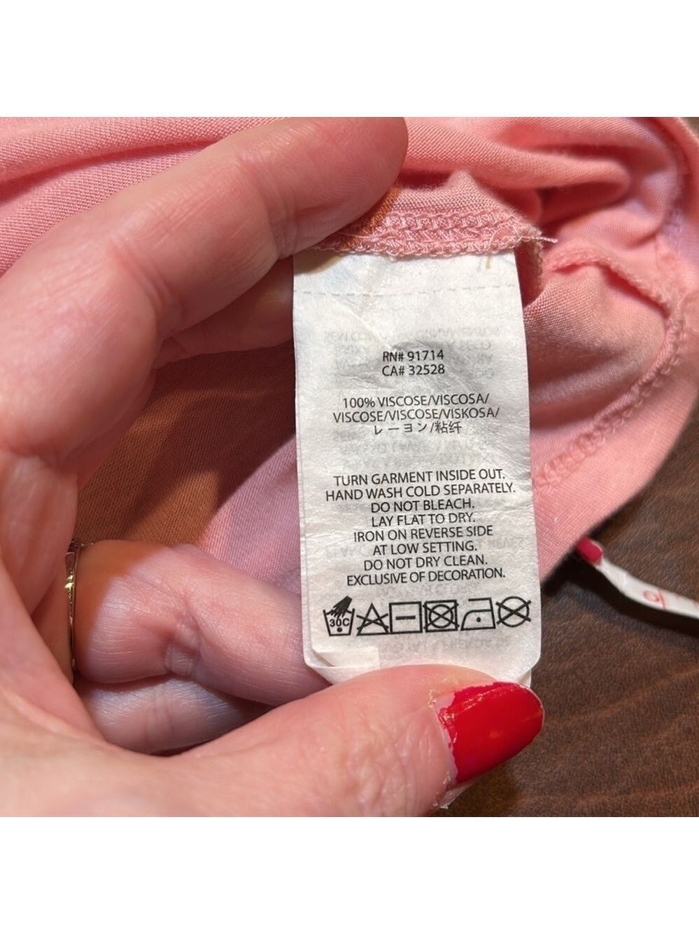 A/X ARMANI EXCHANGE Precious Peach Flowing Tank Top Size XS - Picture 8 of 10